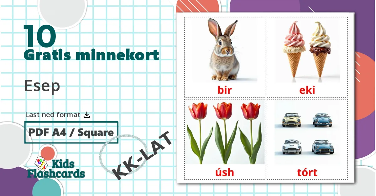 10 Esep bildekort
