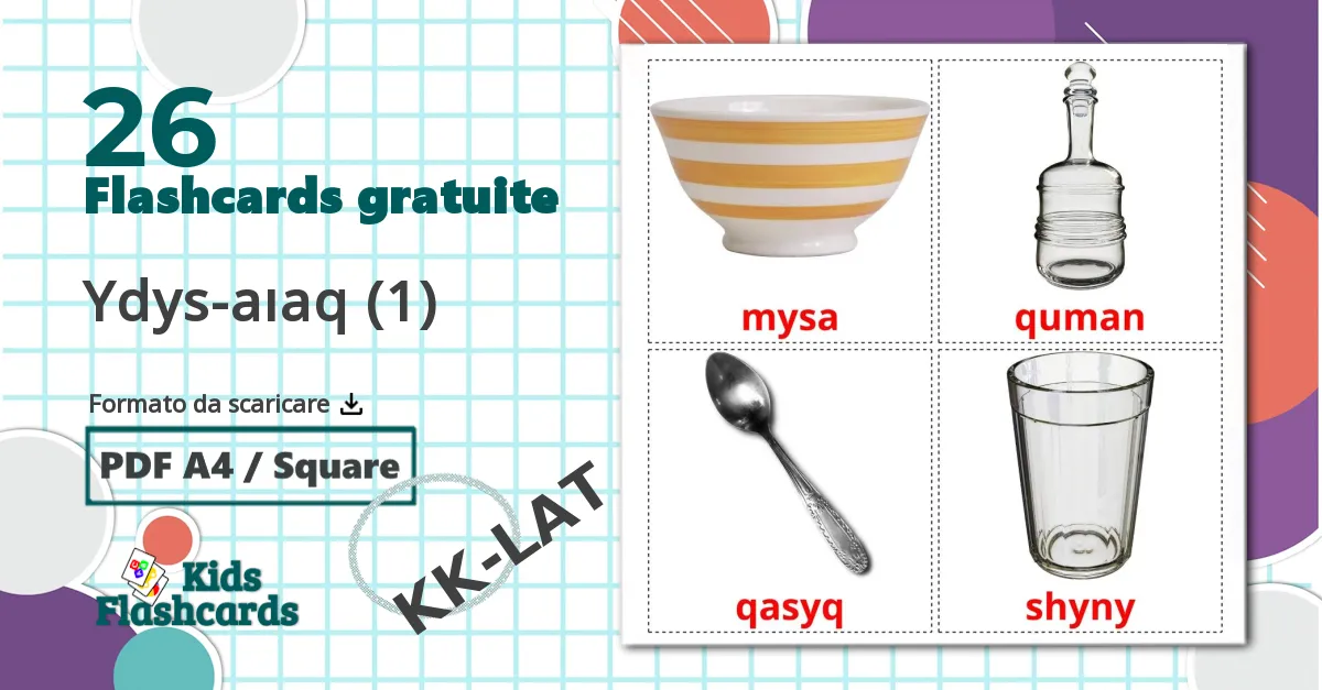 26 flashcards di Ydys-aıaq (1)