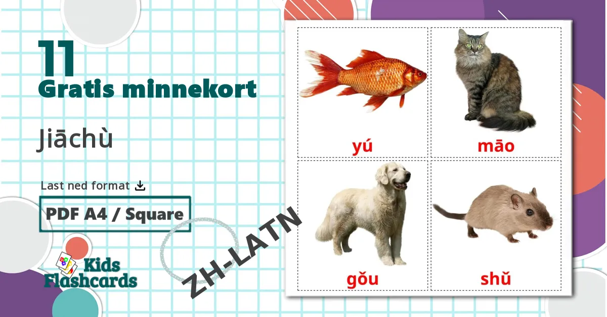 11 Jiāchù bildekort