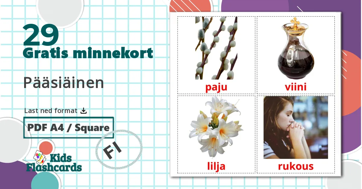 29 Pääsiäinen bildekort