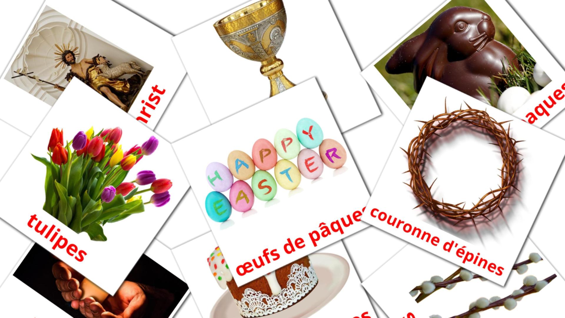 Easter - french vocabulary cards