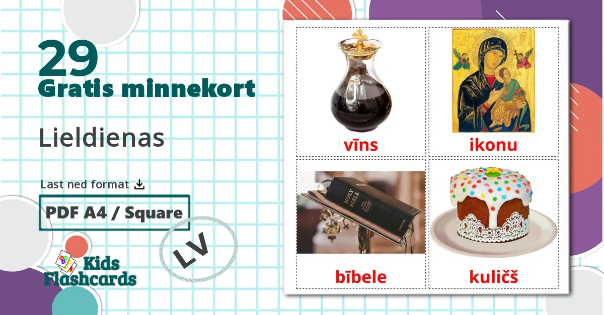29 Lieldienas bildekort
