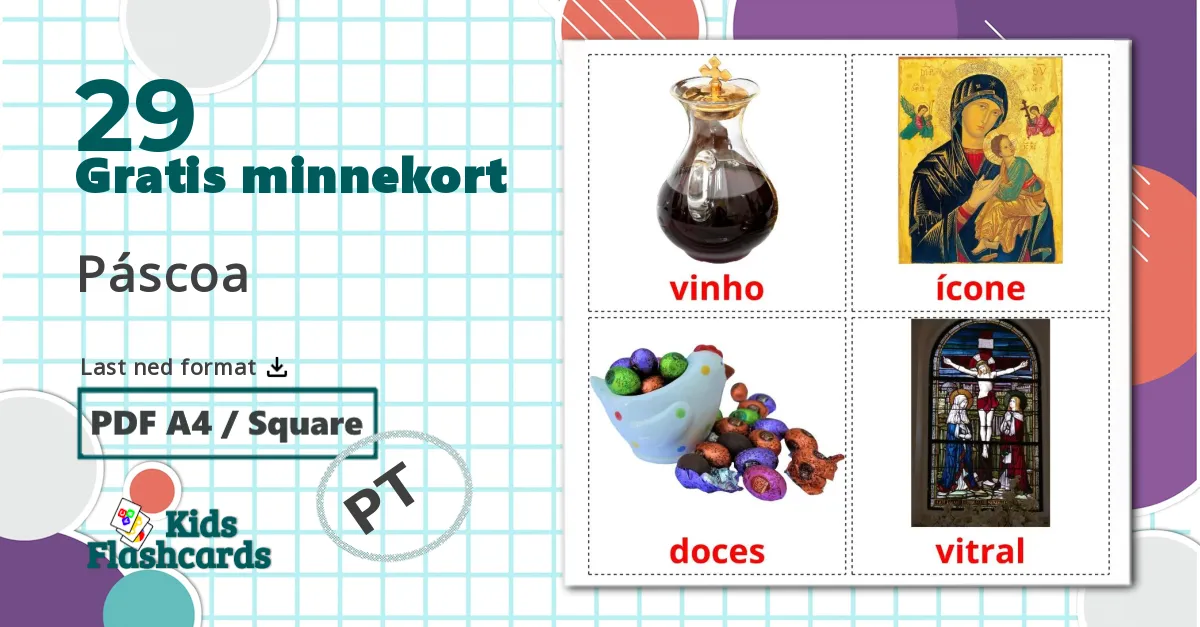 29 Páscoa bildekort