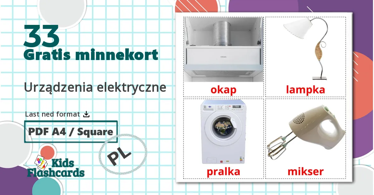 33 Urządzenia elektryczne bildekort