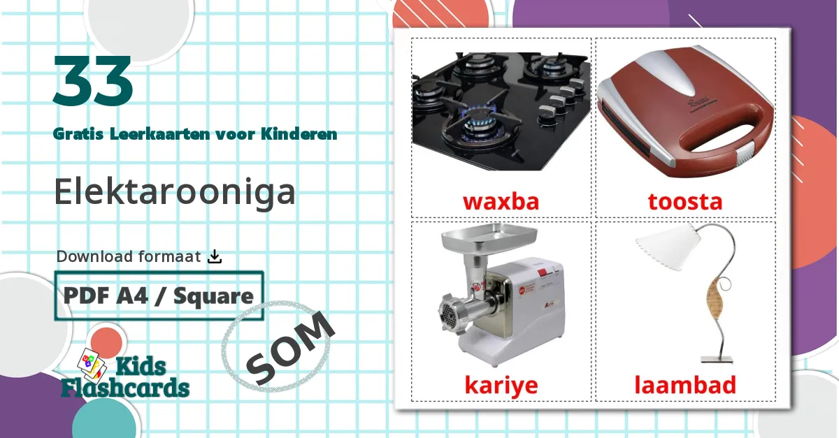 33 Elektronica Leerkaarten voor kinderen