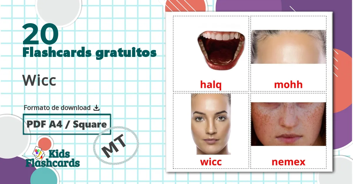 20 Flashcards de Cara