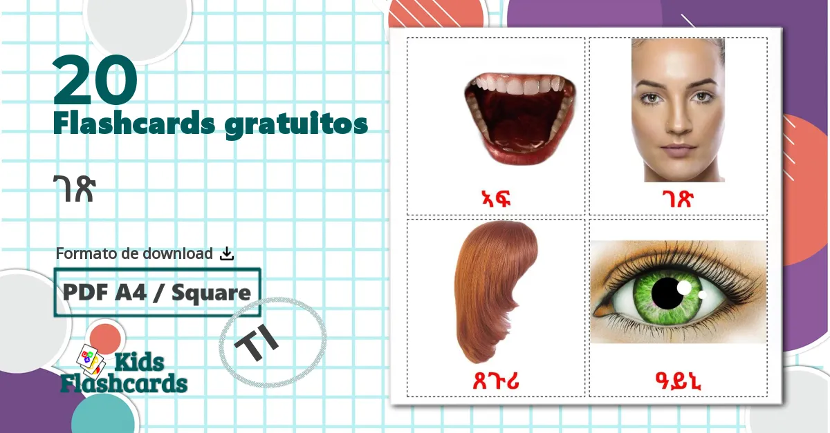 20 Flashcards de ገጽ