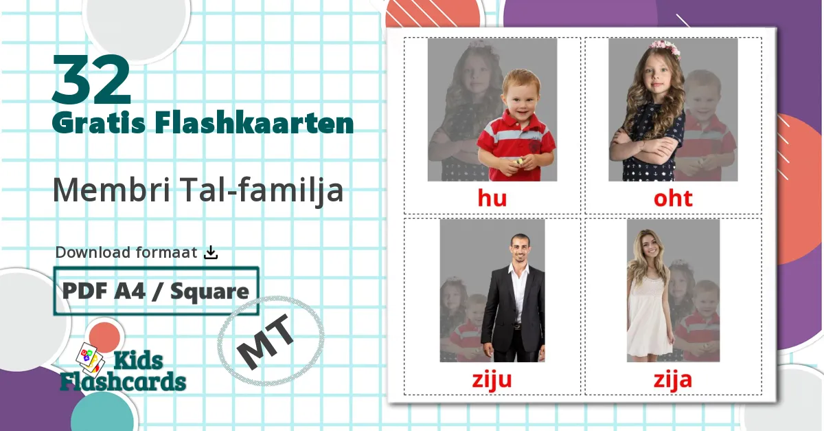 32 Zeedieren bildkort för barn