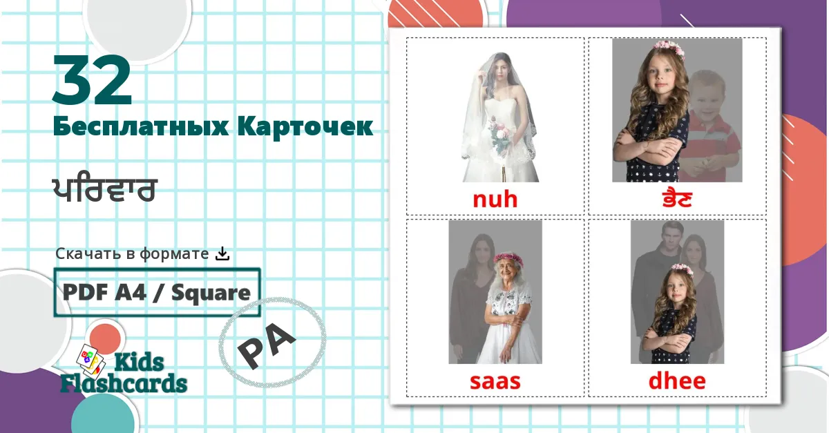 32 Карточки Домана ਪਰਿਵਾਰ