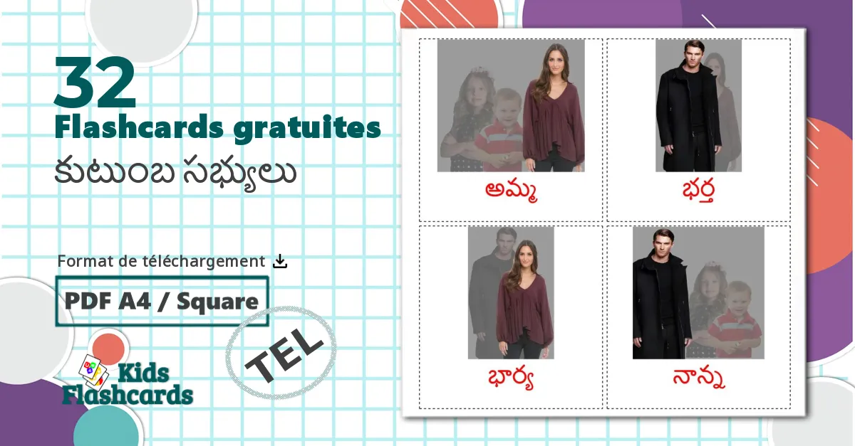 32 Imagiers Les Membres de la Famille