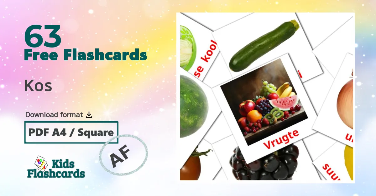 Food flashcards