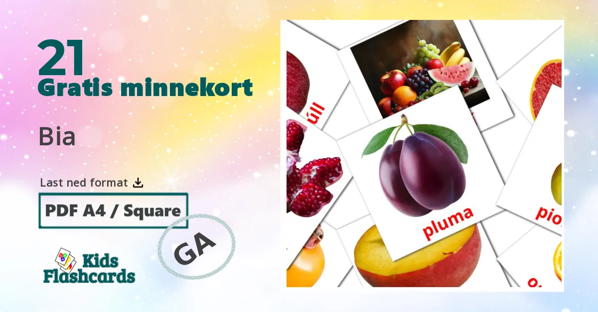 Mat bildekort