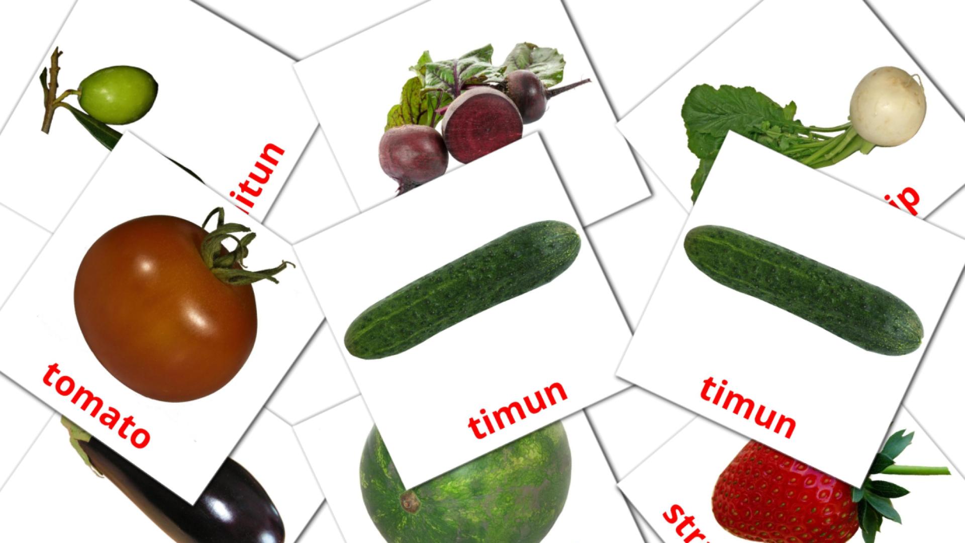 Makanan malay vocabulary flashcards