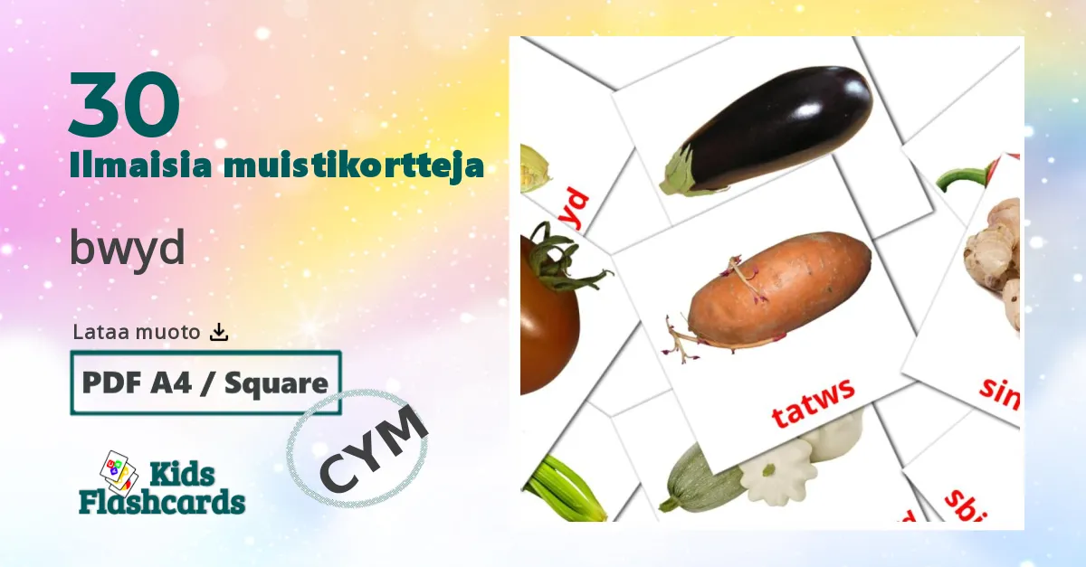 Kalenteri lasten kuvakortit