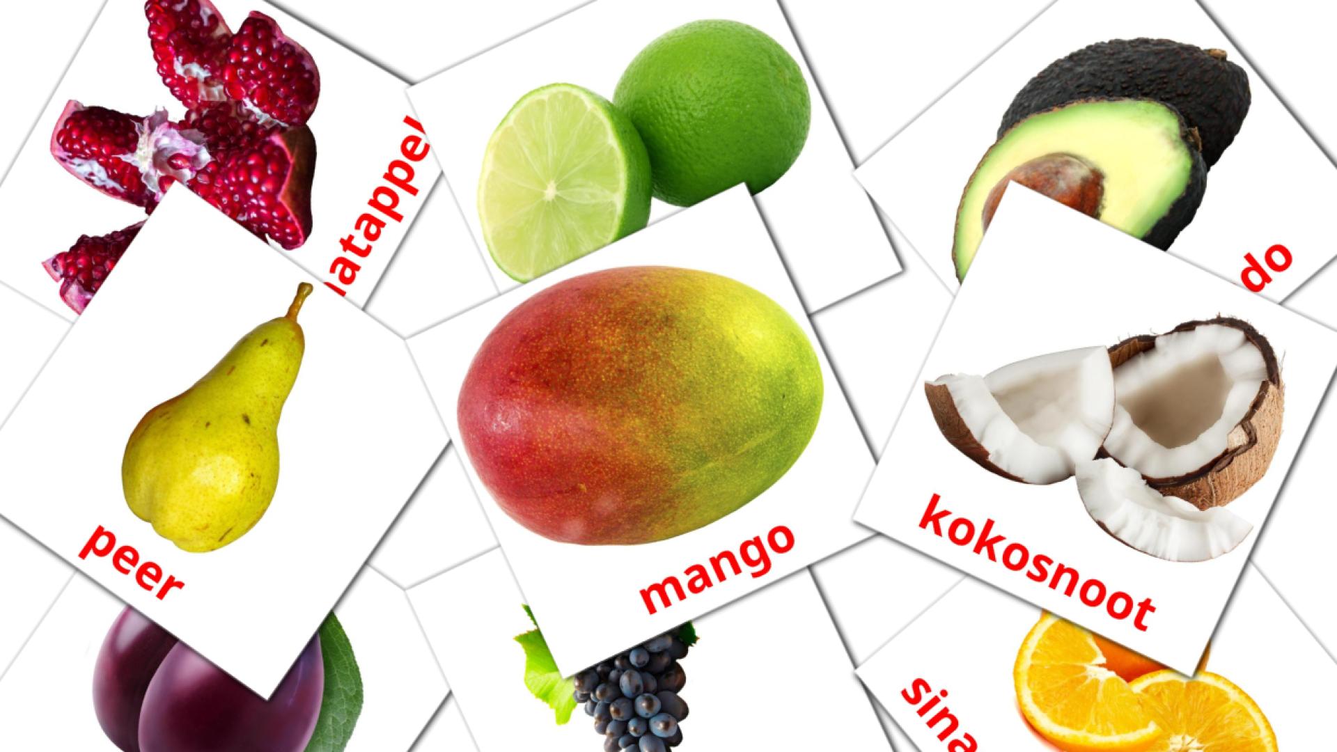 Bildkarten für Fruit 