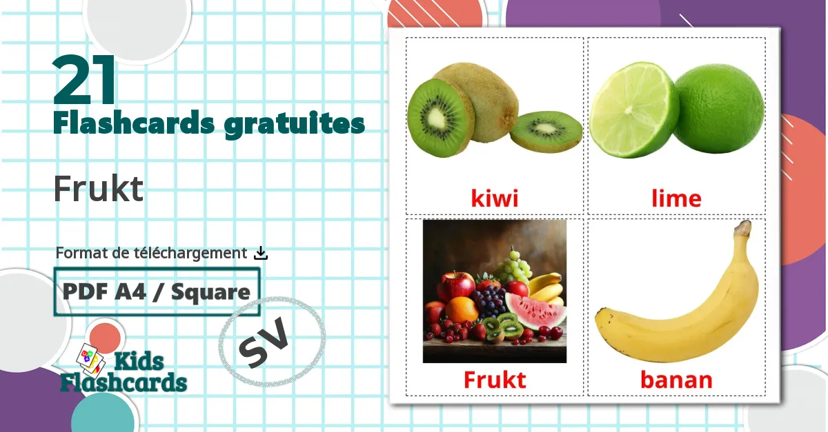 21 Imagiers Frukt