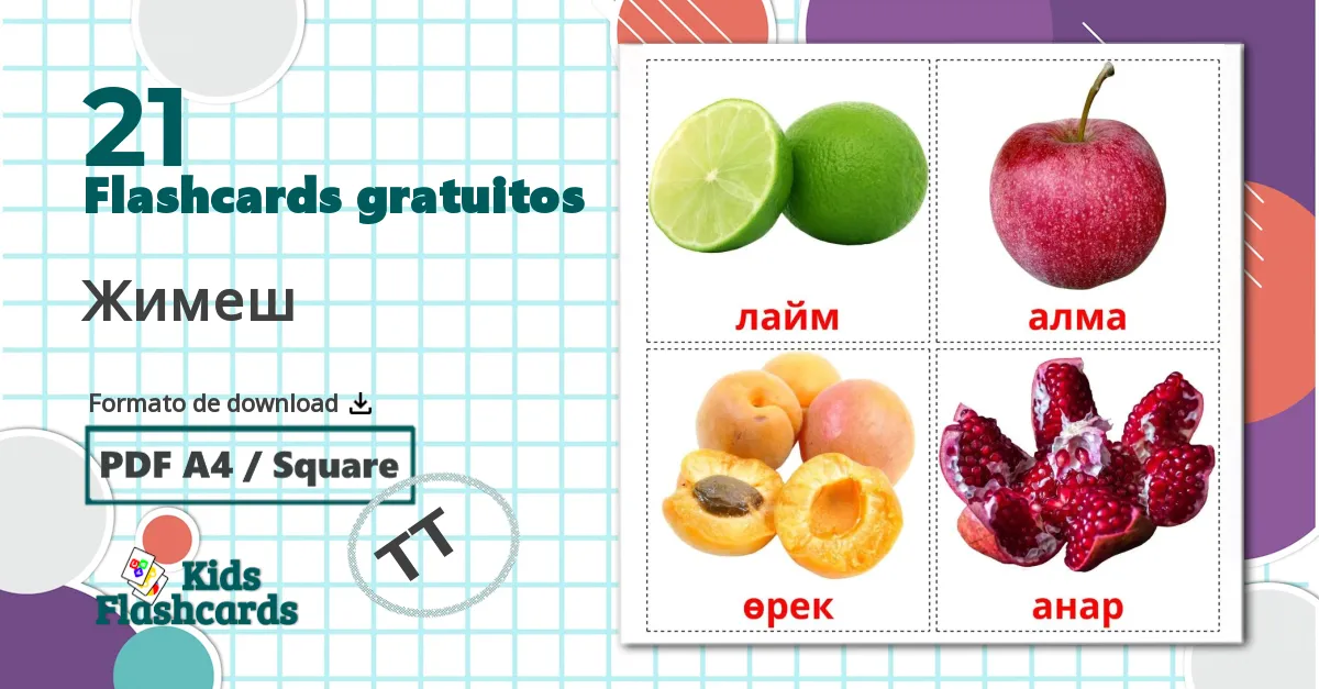 21 Flashcards de Жимеш