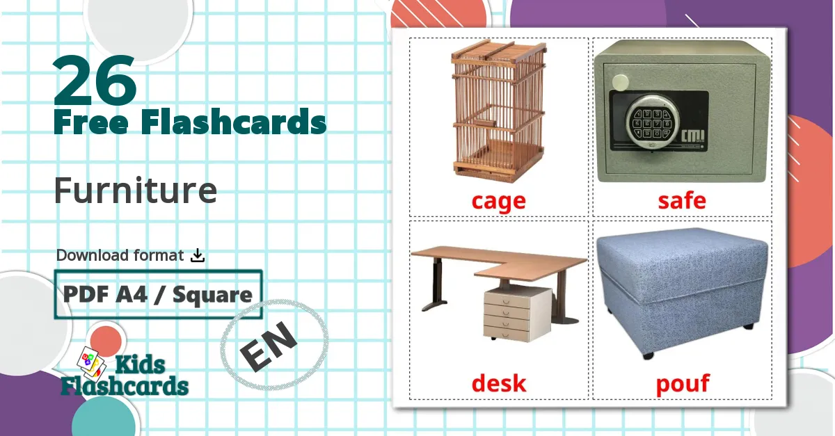 Furniture flashcards