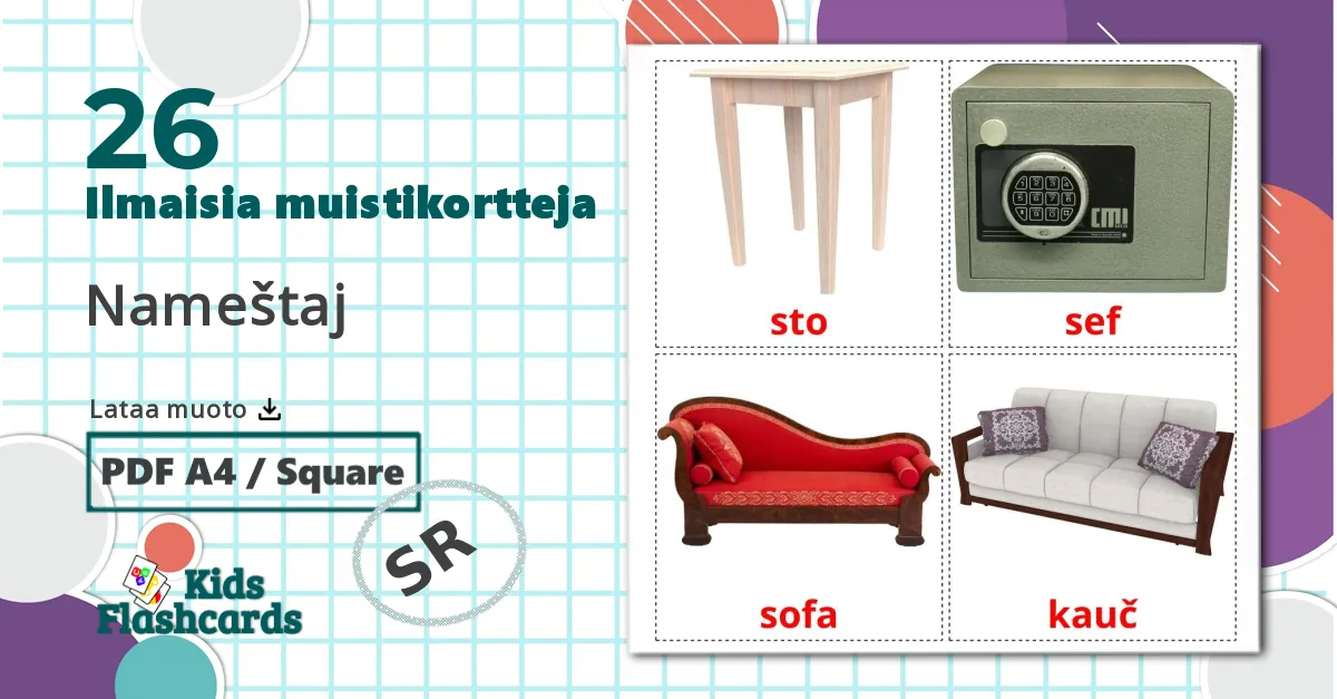 26 Nameštaj lasten kuvakortit