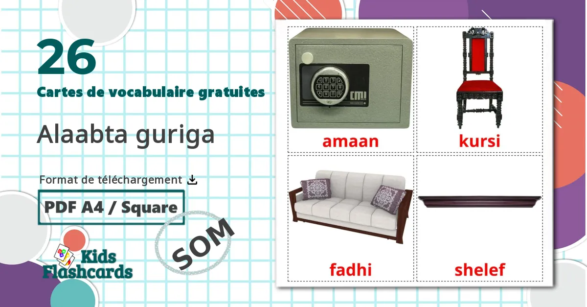 26 Imagiers Alaabta guriga