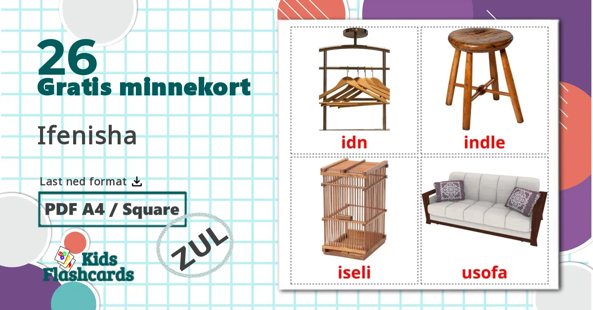 26 Ifenisha bildekort