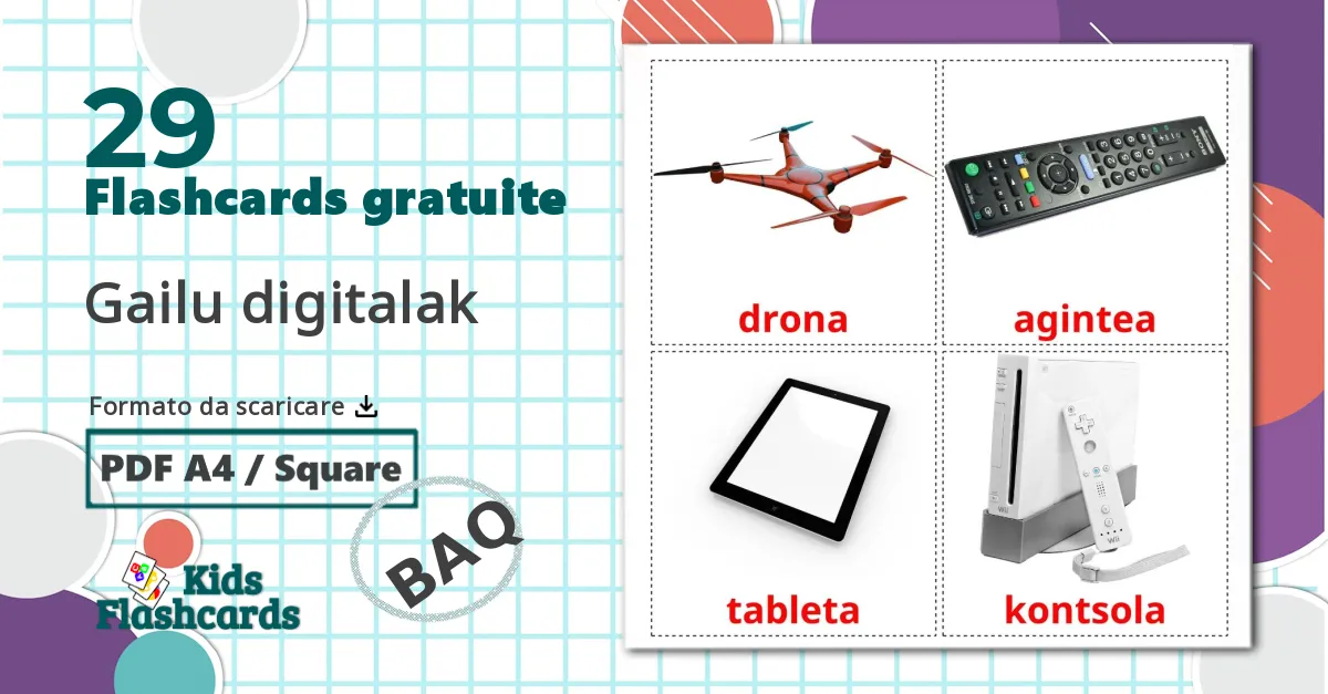 29 flashcards di Dispositivo