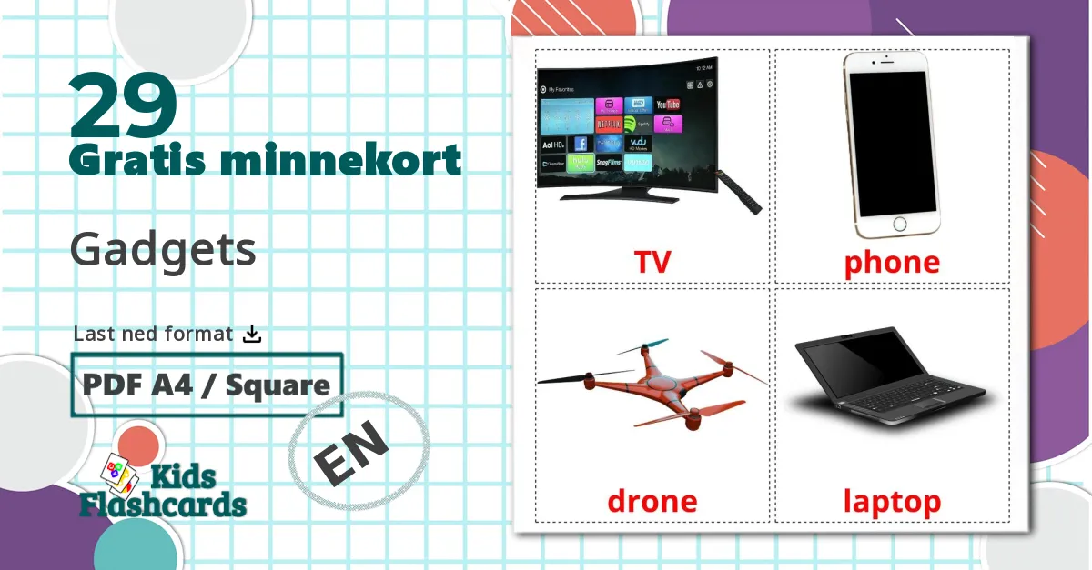 29 Gadgets bildekort