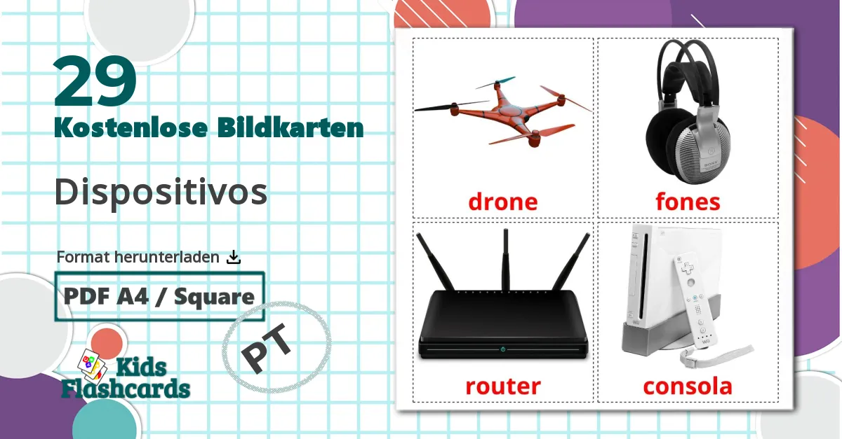 29 Bildkarten für Digitale Geräte