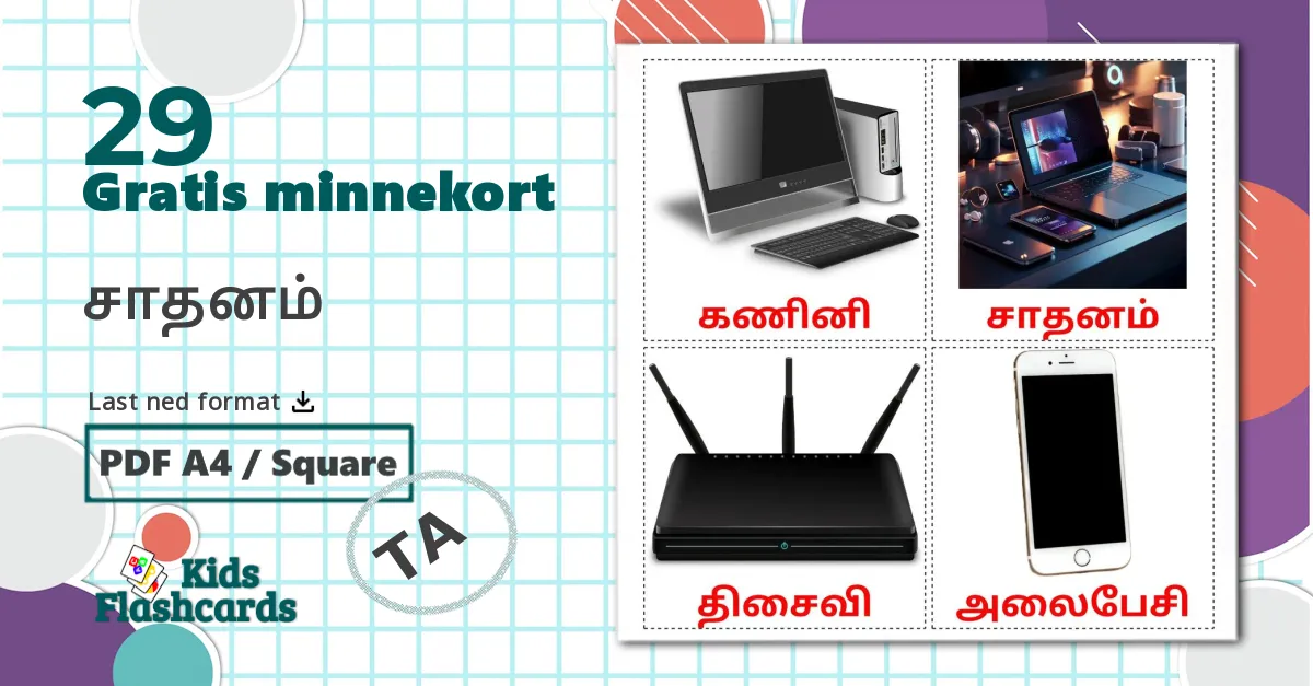 29 Gadgets bildekort