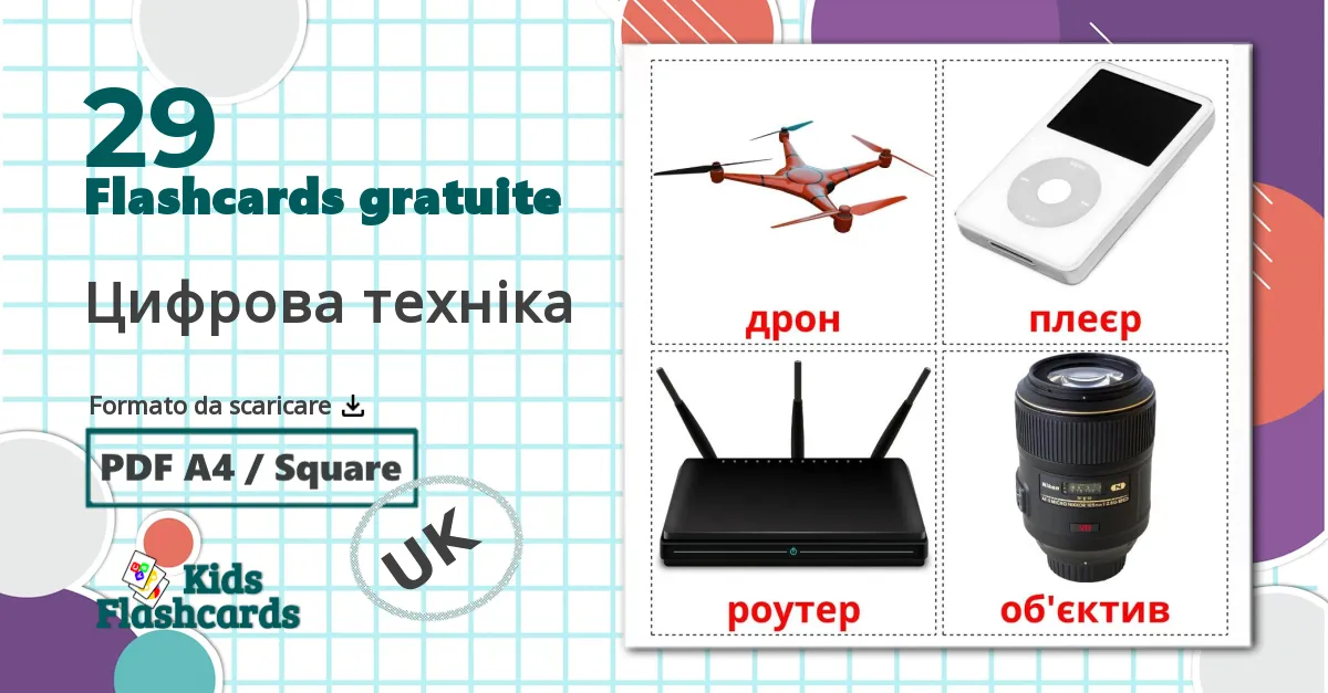 29 flashcards di Dispositivo