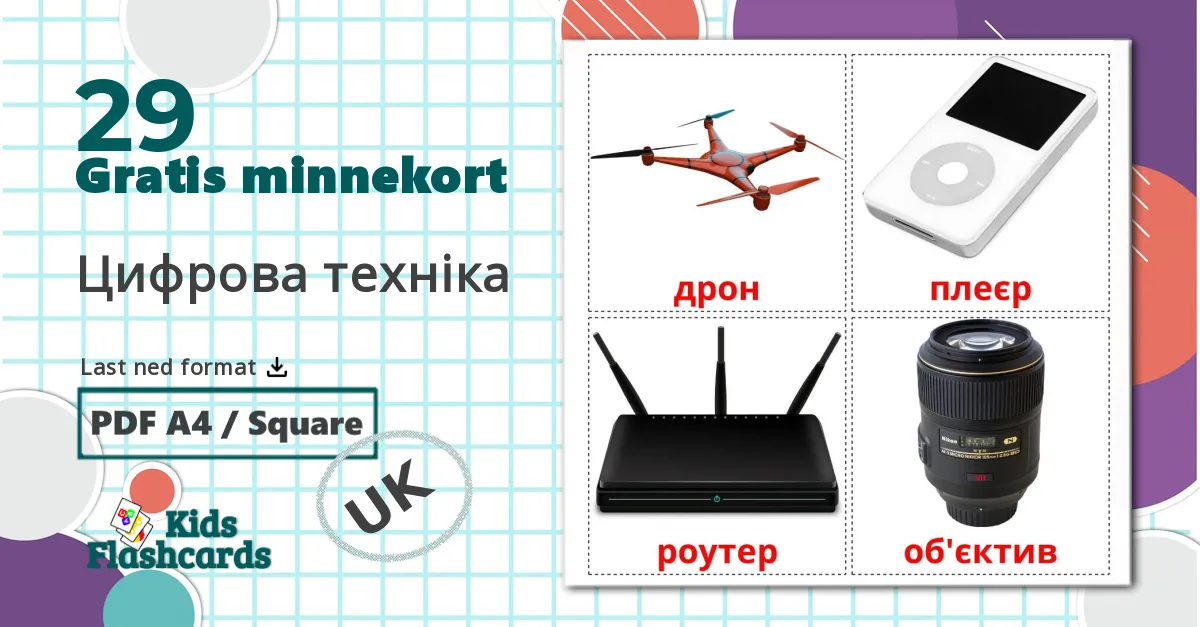 29 Цифрова техніка bildekort