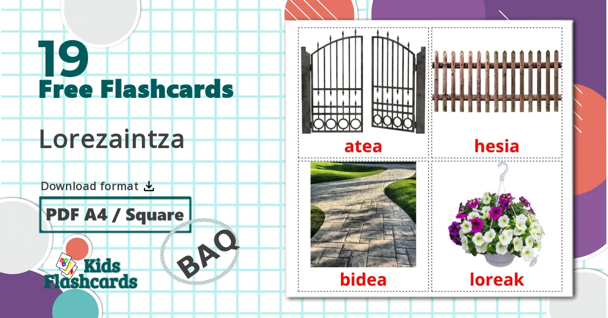 19 Garden flashcards