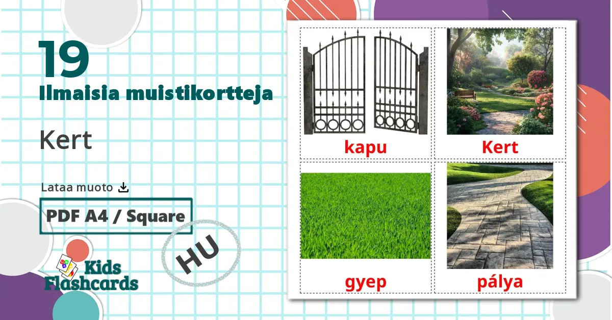 19 Kert lasten kuvakortit