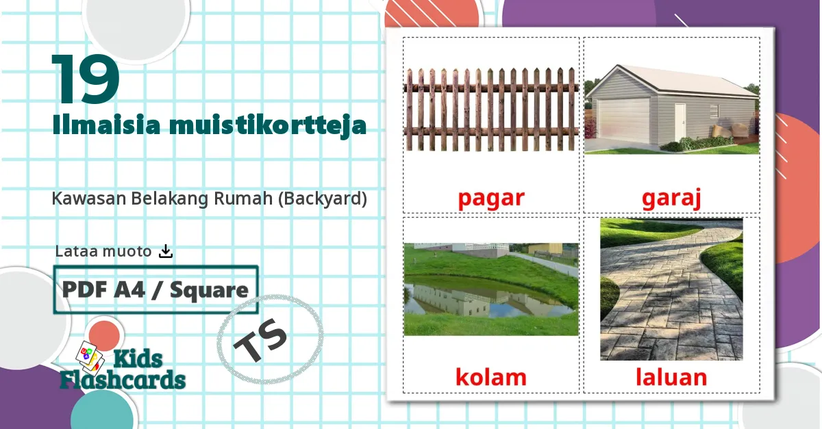 19 Kawasan Belakang Rumah (Backyard) lasten kuvakortit