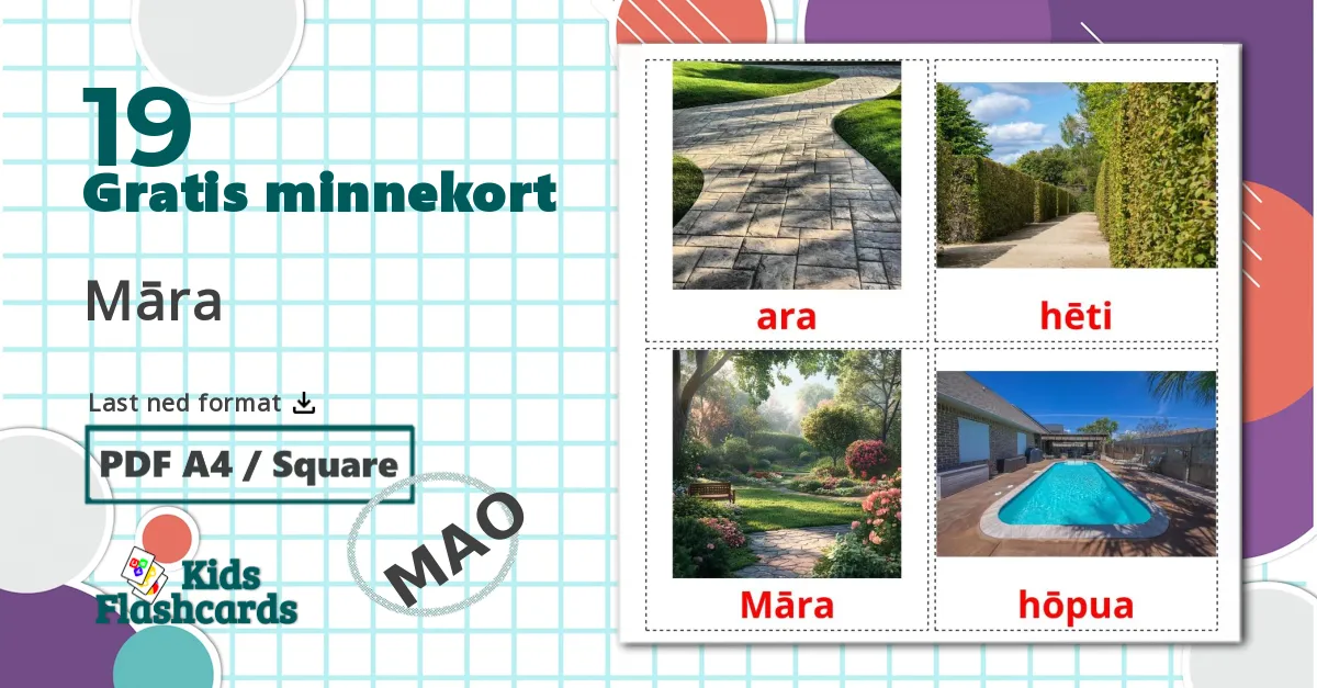 19 Māra bildekort