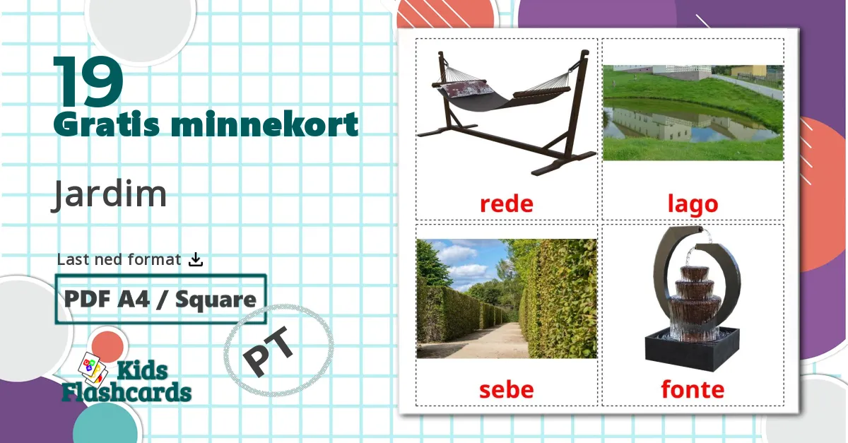 19 Jardim flashcards