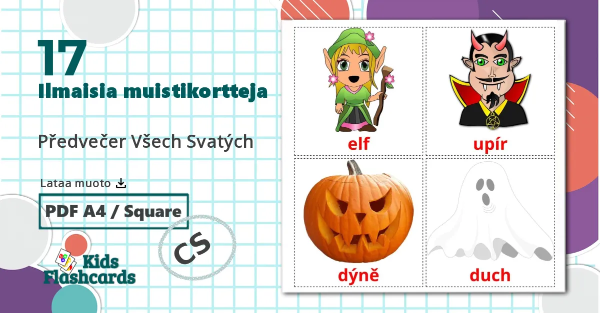 17 Předvečer Všech Svatých lasten kuvakortit