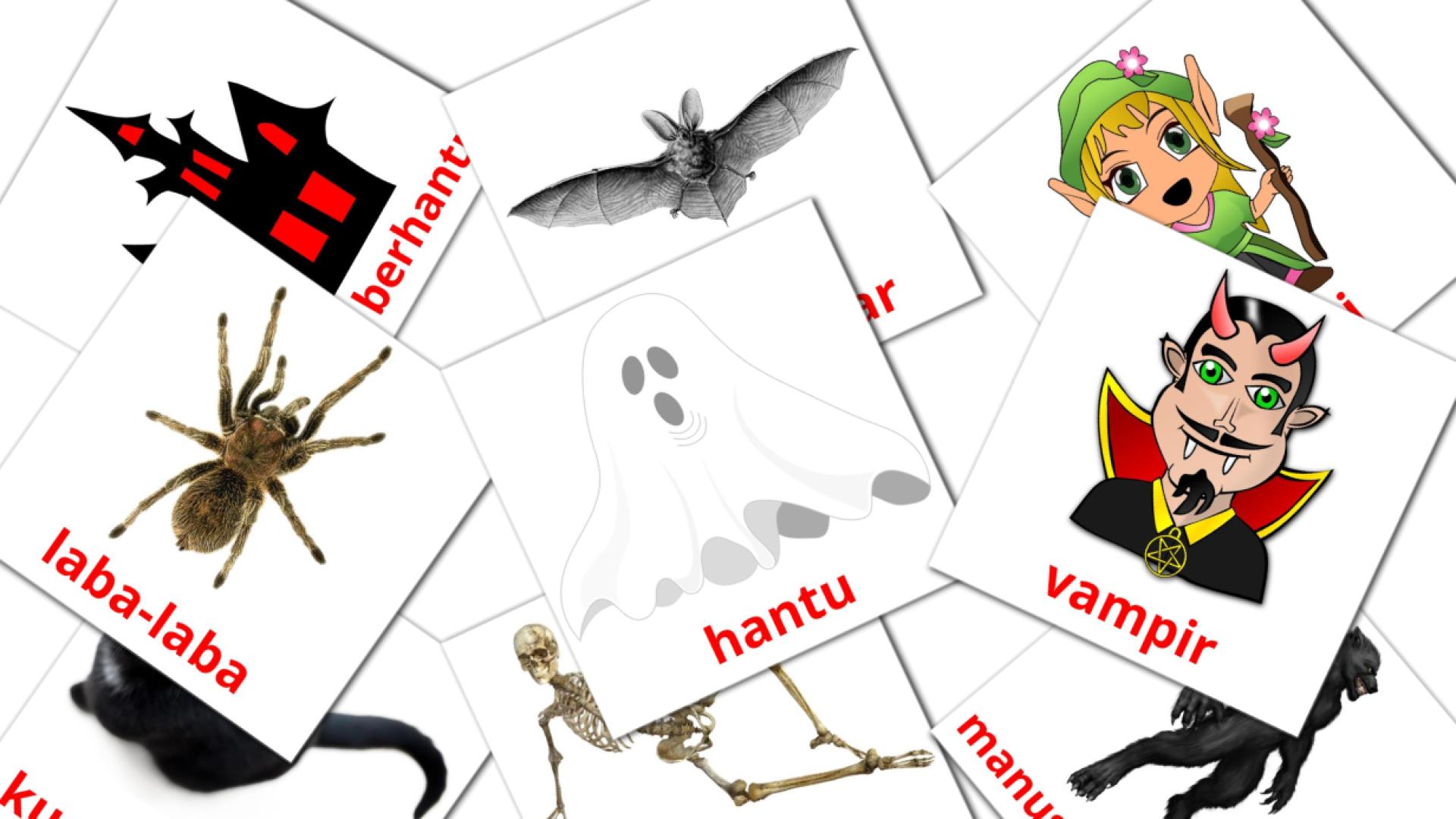 16 Halloween flashcards
