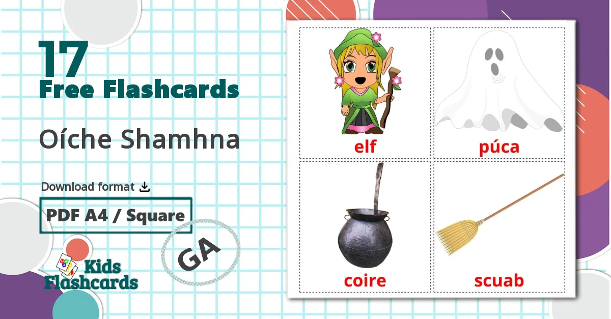 17 Halloween flashcards