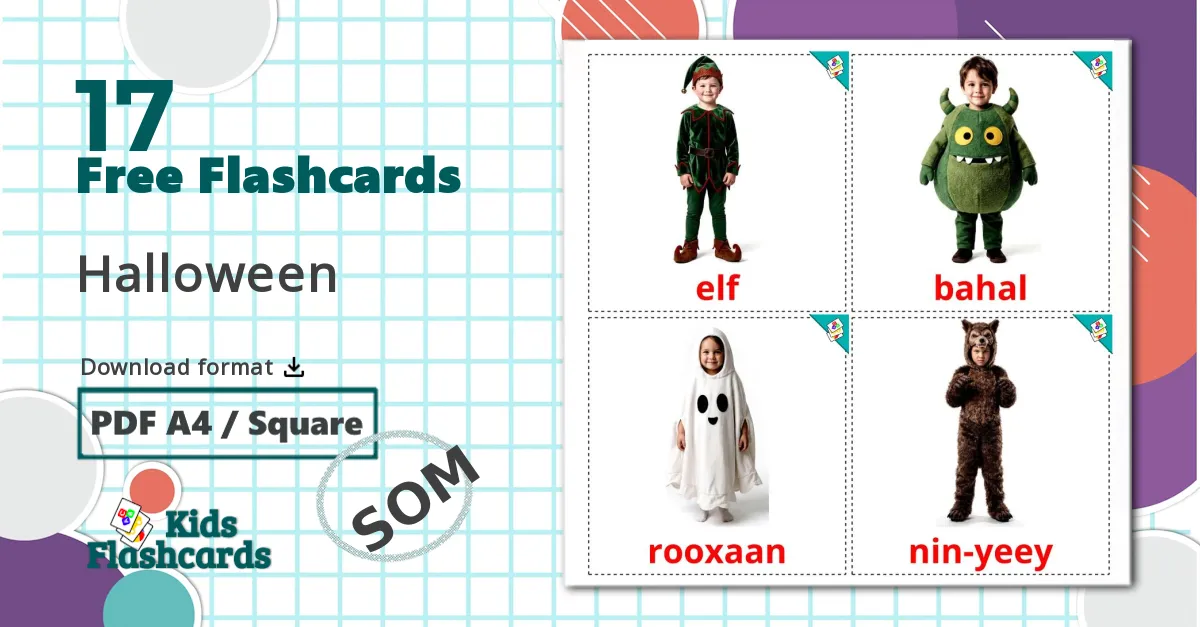 17 Halloween flashcards