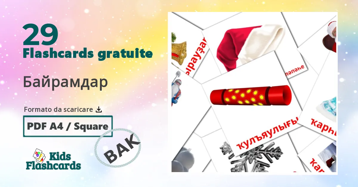 flashcards di Vacanze