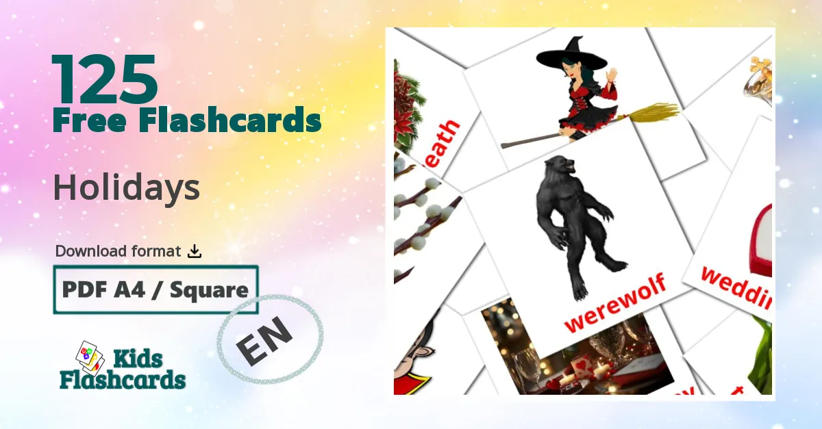 125 Holidays flashcards