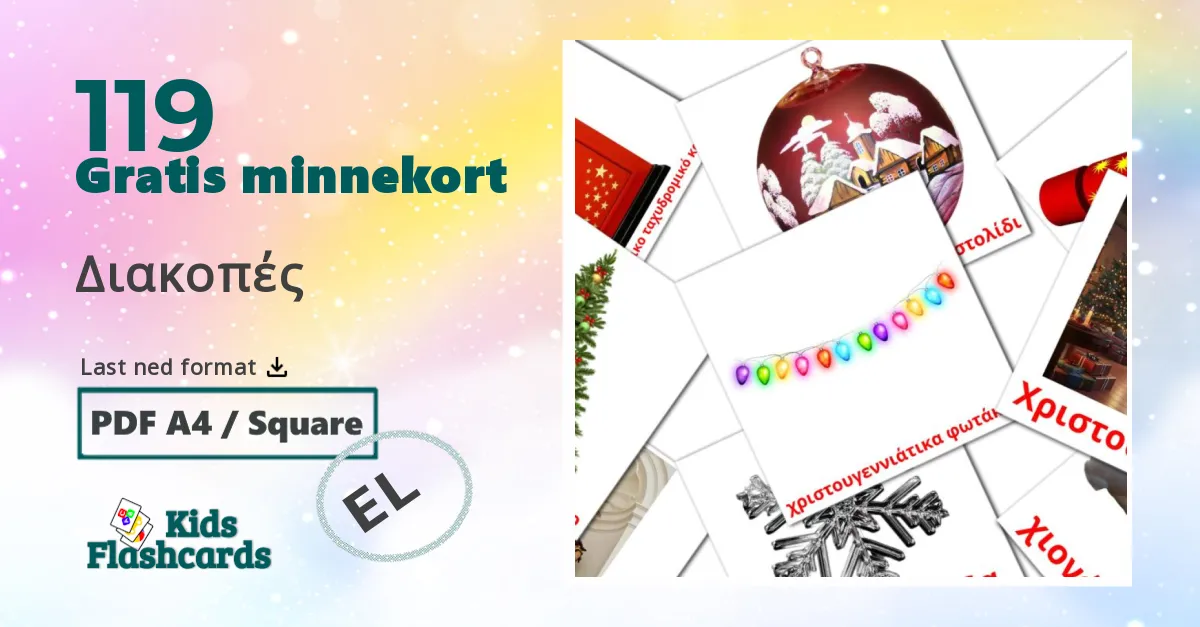 Verb bildekort