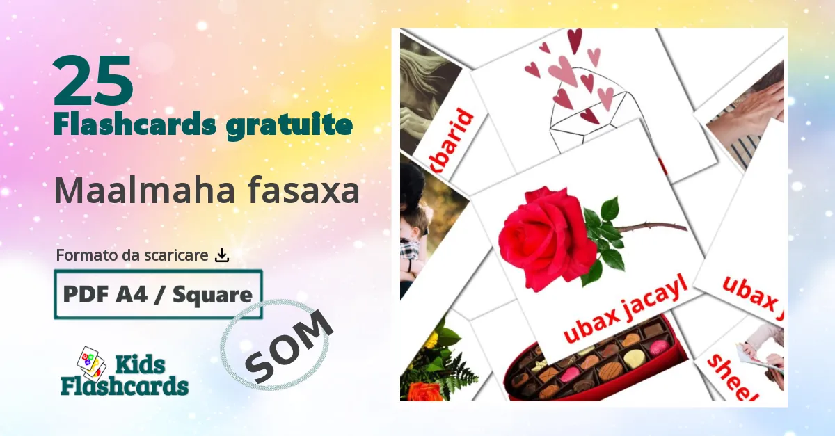 flashcards di Vacanze