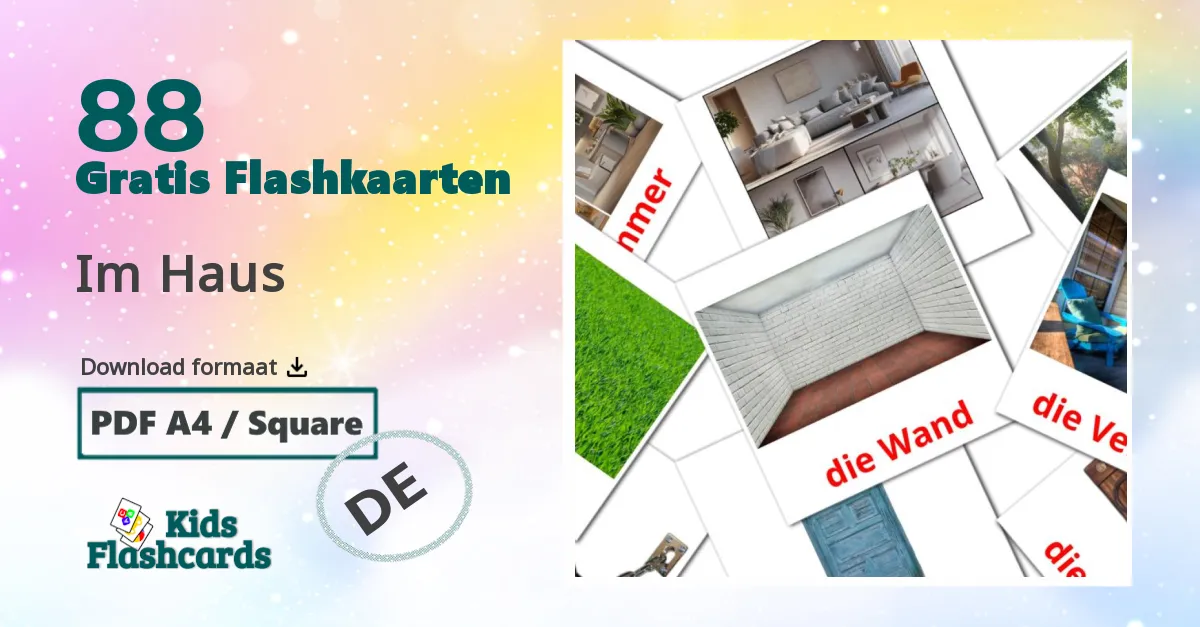 Im Haus duits woordenschat flashcards