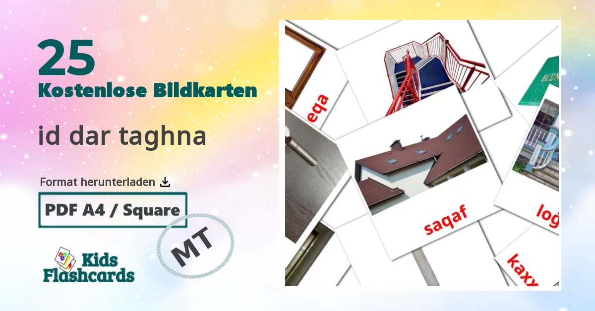 25 Bildkarten für id dar taghna