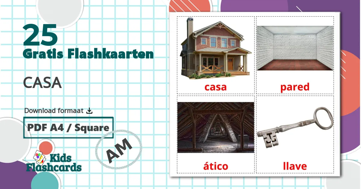 25 Huis flashcards