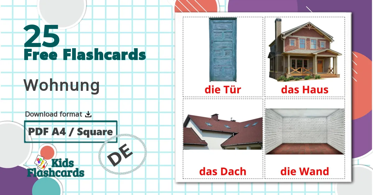 25 Wohnung flashcards