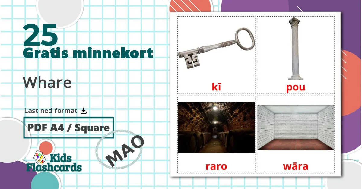 25 Whare bildekort