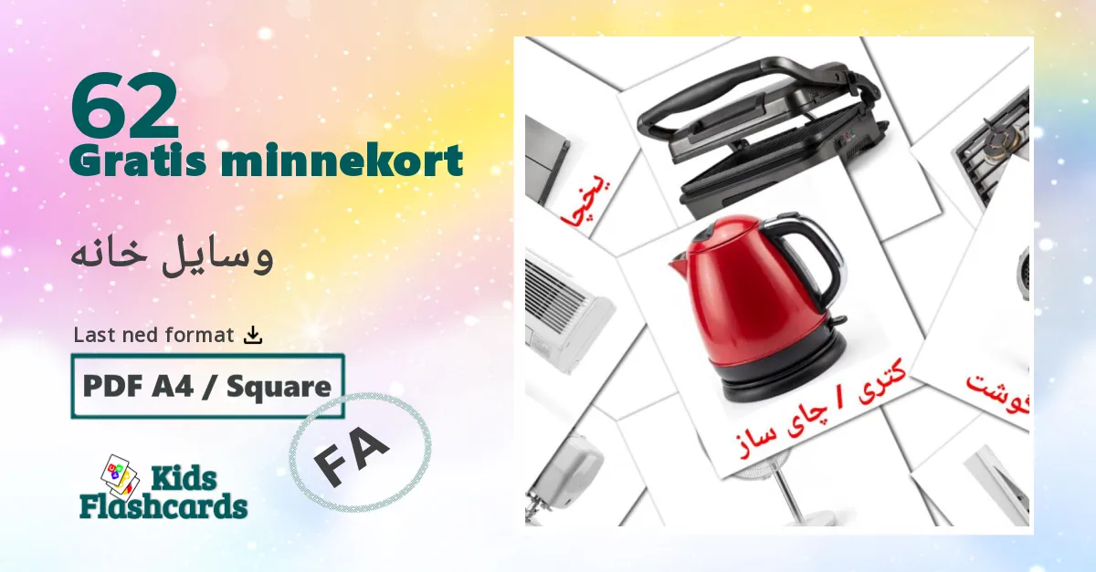 Husholdningsapparater bildekort
